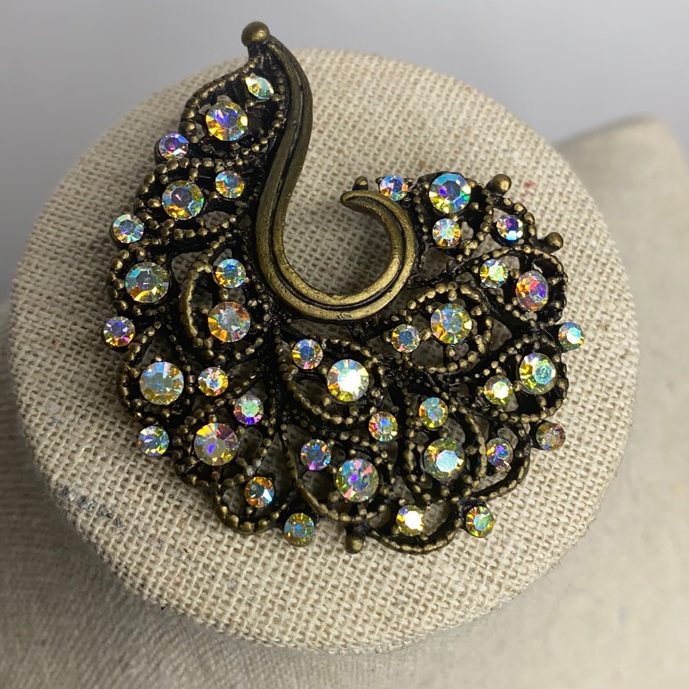 Spiral Brooch/ Pendant No brand found Vtg - Picture 3 of 4